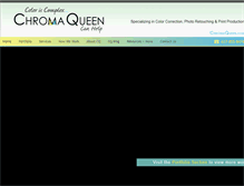 Tablet Screenshot of chromaqueen.com